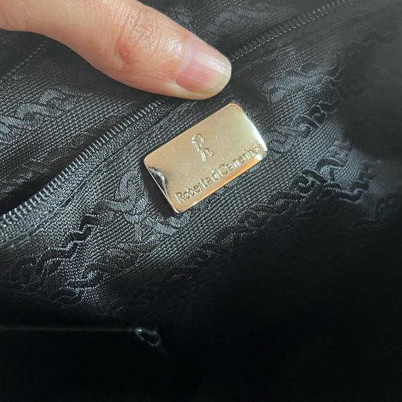 Roberta di Camerino Vintage Black and Red Velvet Shoulder Bag - Picture 13 of 14